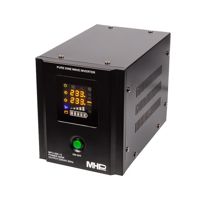 Záložný zdroj MHPower MPU300-12, UPS, 300W, čistá sinus
