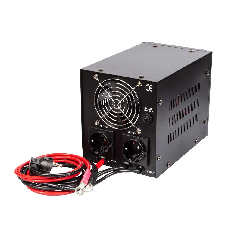Záložný zdroj MHPower MPU500-12, UPS, 500W, čistá sínus