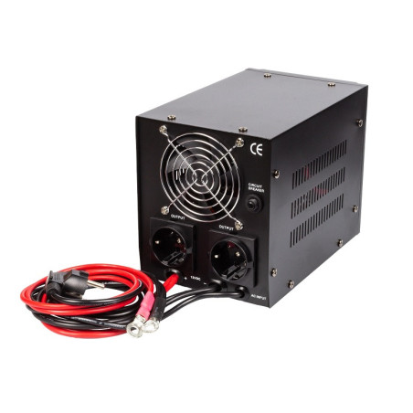 Záložný zdroj MHPower MPU500-12, UPS, 500W, čistá sínus