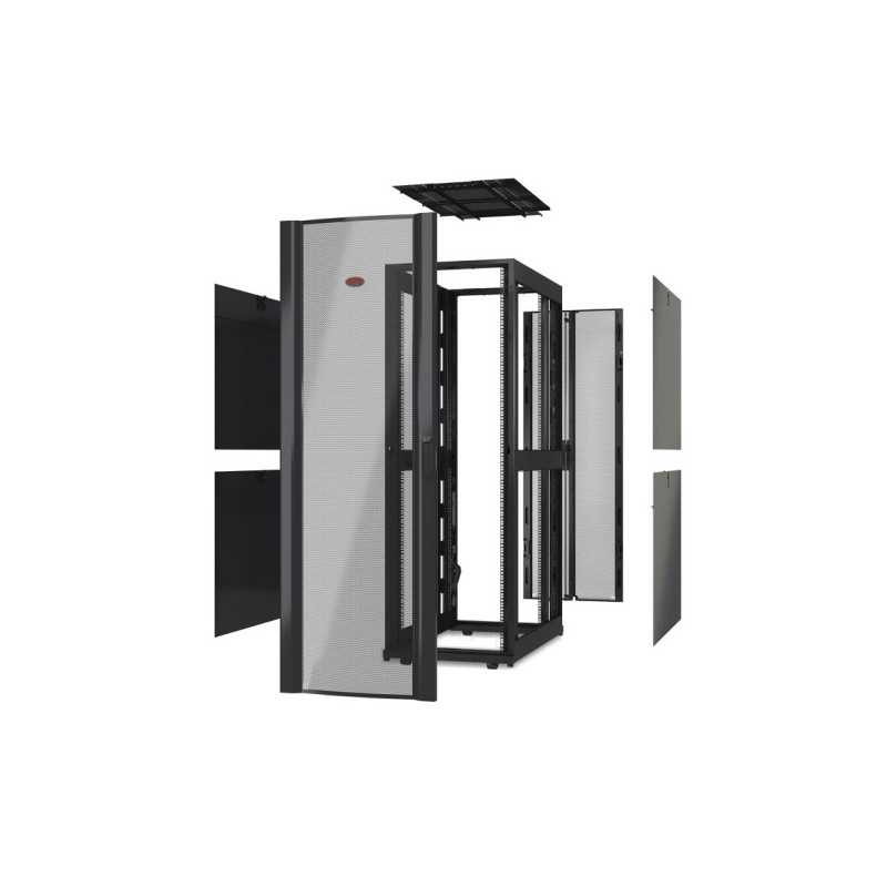 Netshelter SX 42U 600mm Wide x 1200mm Deep Enclosure Without Sides Black
