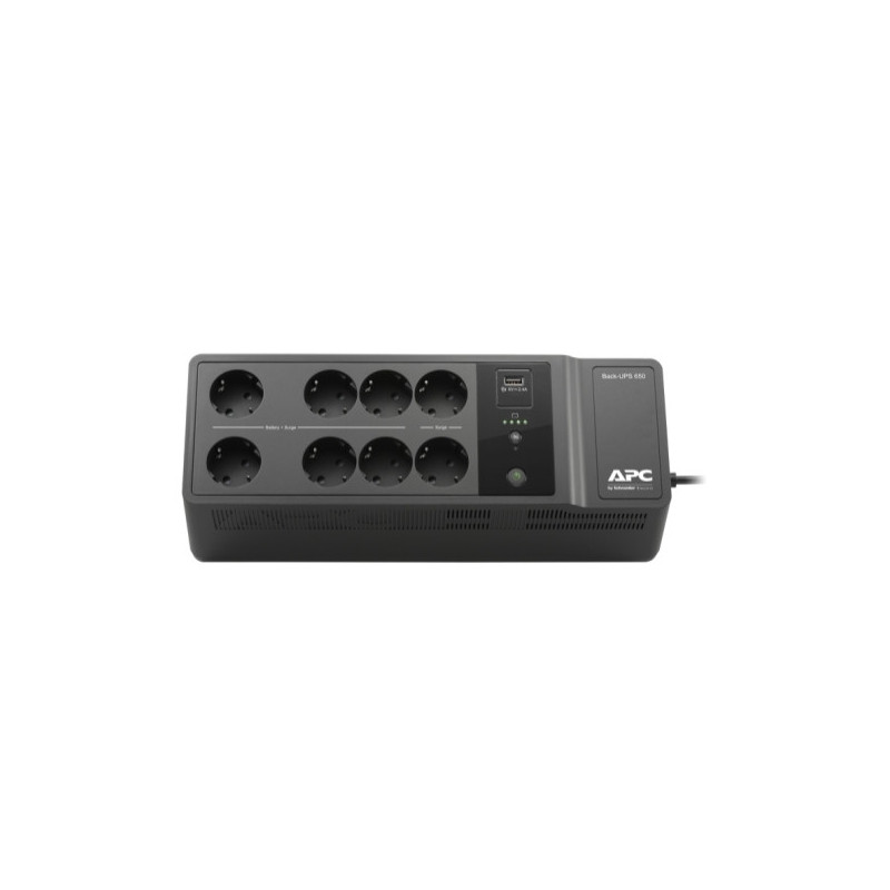 APC Back-UPS 650VA (Cyberfort III.), 230V, 1 USB charging port, BE650G2-GR