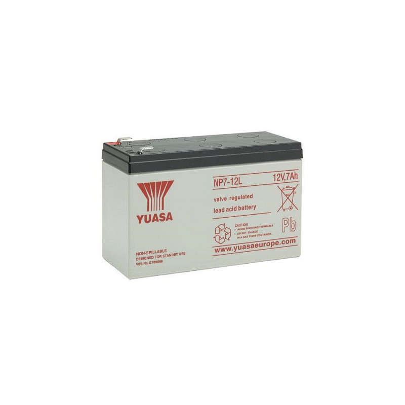 Batéria pre UPS - YUASA NP7-12L (12V/7Ah/faston F2)