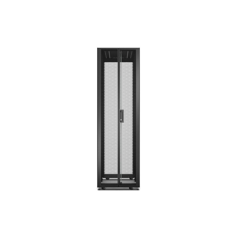 Easy Rack 600mm/42U/1000mm , with Roof, Side panel,castors,feet and 4 Brackets, No Bottom, black