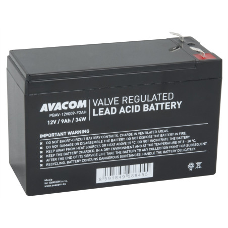 AVACOM batéria 12V 9Ah F2 HighRate (PBAV-12V009-F2AH)