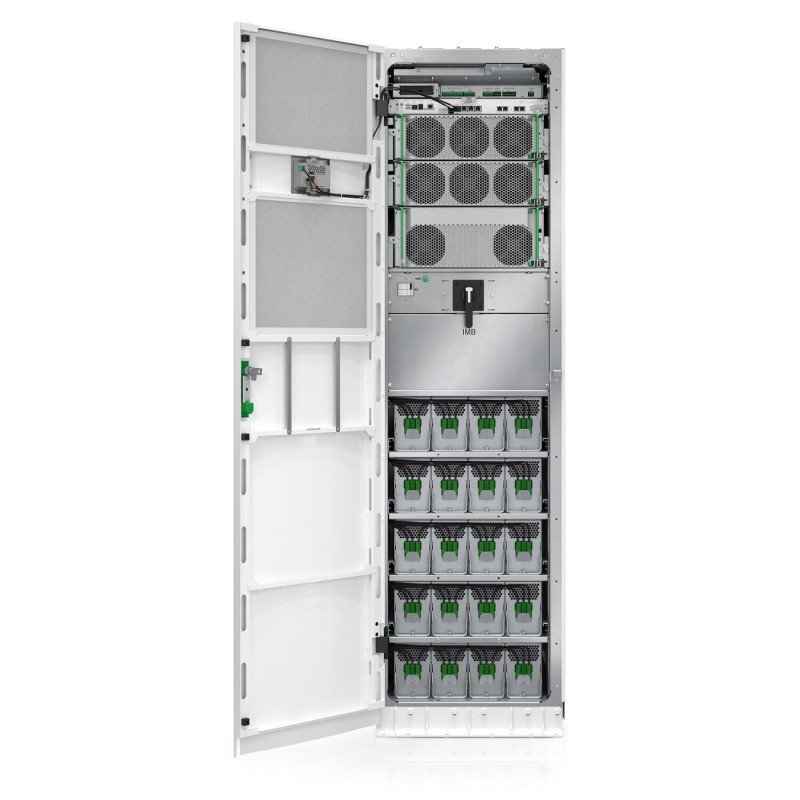 Galaxy VS UPS 30kW 400V s N+1 power module, pre 5 smart modular 9Ah battery strings, Start-up 5x8