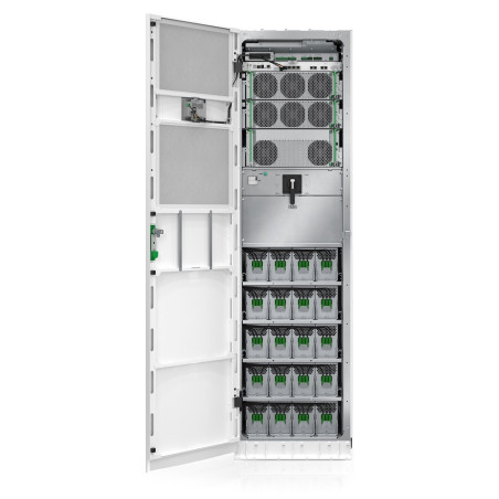 Galaxy VS UPS 30kW 400V s N+1 power module, pre 5 smart modular 9Ah battery strings, Start-up 5x8