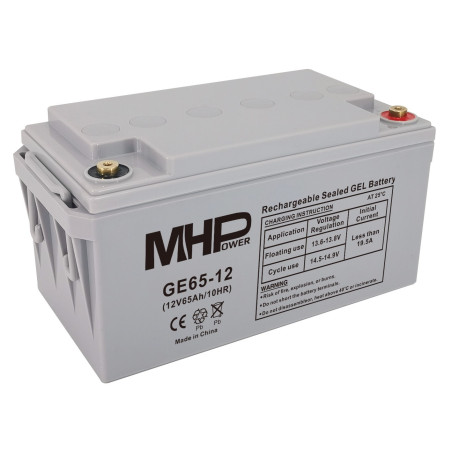 MHPower GE65-12 Gélový akumulátor 12V/65Ah