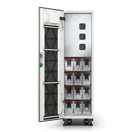 Easy UPS 3S 10 kVA 400V 3:3 UPS, 2 vnútorné 7Ah modulárne batérie strings, expandable to 3