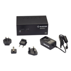 BlackBox KVM Switch - Dual-Monitor, DisplayPort 1.2,4 K 60Hz