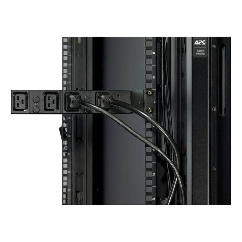 APC Rack PDU, Basic, 1U, 22KW, 400V, AP7526
