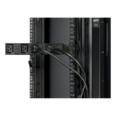 APC Rack PDU, Basic, 1U, 22KW, 400V, AP7526