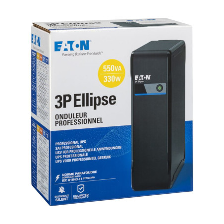 Eaton UPS 1/1fáza, 550VA - 3P Ellipse 550 FR
