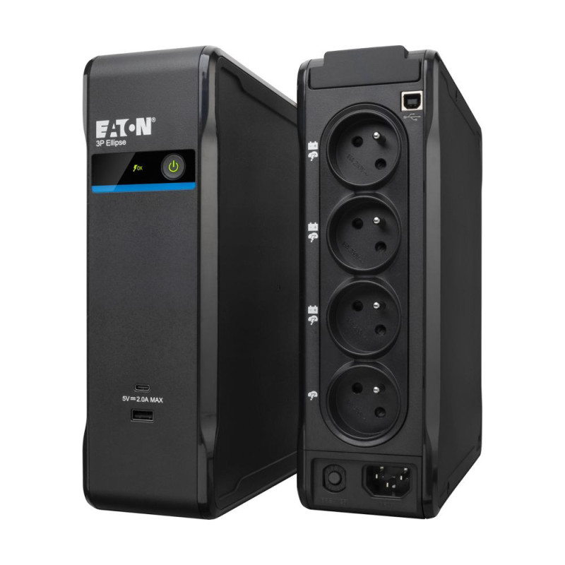 Eaton UPS 1/1fáza, 700VA - 3P Ellipse 700 USB FR