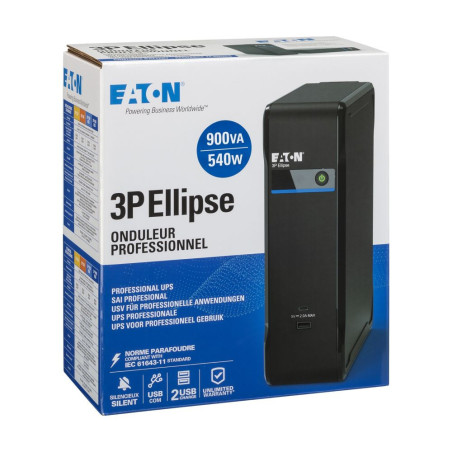 Eaton UPS1/1fáza, 900VA - 3P Ellipse 900 USB FR