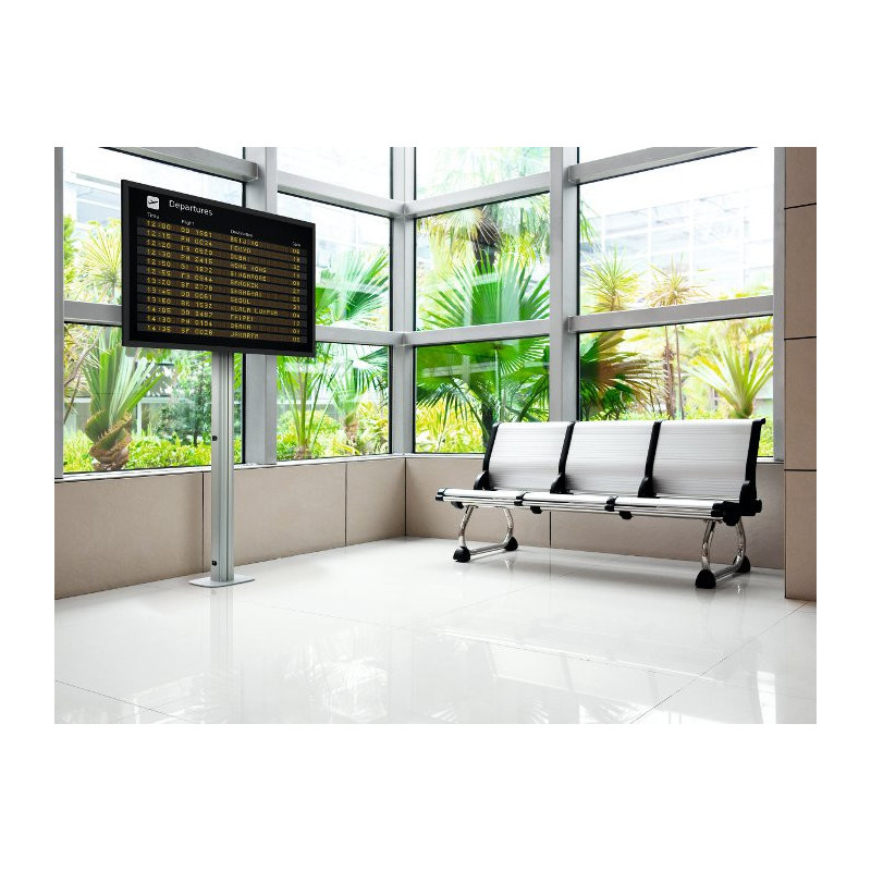PUC 2718 S Stojina Connect-it Floor 180cm strieborná