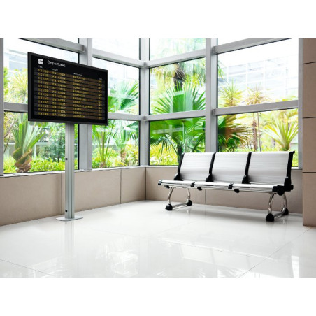 PUC 2718 S Stojina Connect-it Floor 180cm strieborná