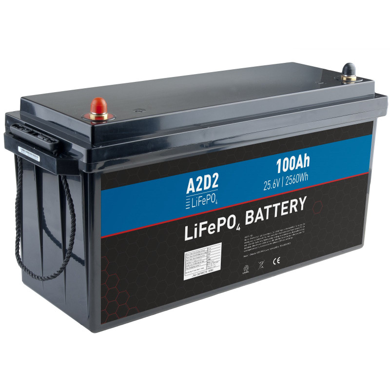 A2D2 batéria LiFePO4 25,6V 100Ah M8