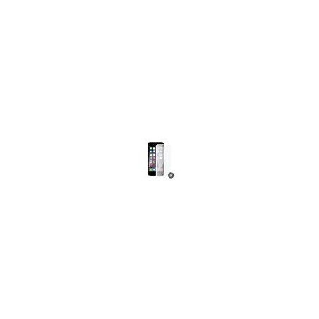 Screenshield™ APPLE iPhone 6/6S Tempered Glass protection display (full COVER white metalic frame)