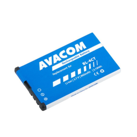 Batéria AVACOM GSNO-BL4CT-S860 do mobilu Nokia 5310 XpressMusic Li-Ion 3,7 V 860mAh (náhrada BL-4CT)
