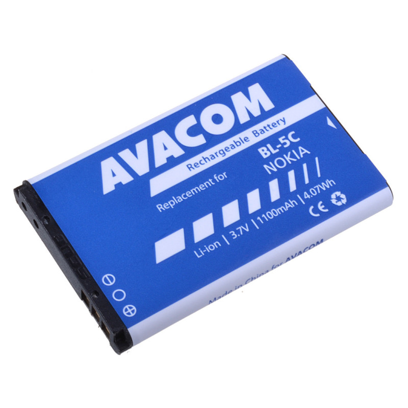 Batéria AVACOM GSNO-BL5C-S1100A do mobilu Nokia 6230, N70, Li-Ion 3,7 V 1100mAh (náhrada BL-5C)