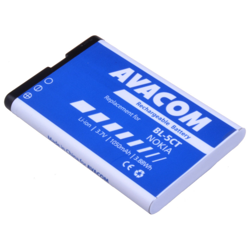 Batéria AVACOM GSNO-BL5CT-S1050A do mobilu Nokia 6303, 6730, C5, Li-Ion 3,7 V 1050mAh