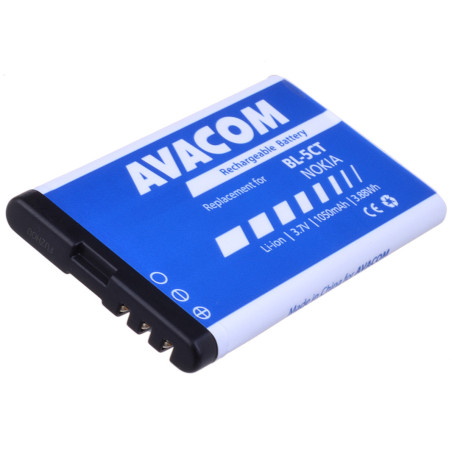Batéria AVACOM GSNO-BL5CT-S1050A do mobilu Nokia 6303, 6730, C5, Li-Ion 3,7 V 1050mAh