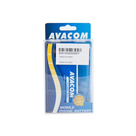 Batéria AVACOM GSSA-S5-2800 do mobilu Samsung Galaxy S5 Li-Ion 3,85 V 2800mAh, (náhrada EB-BG900BBE)
