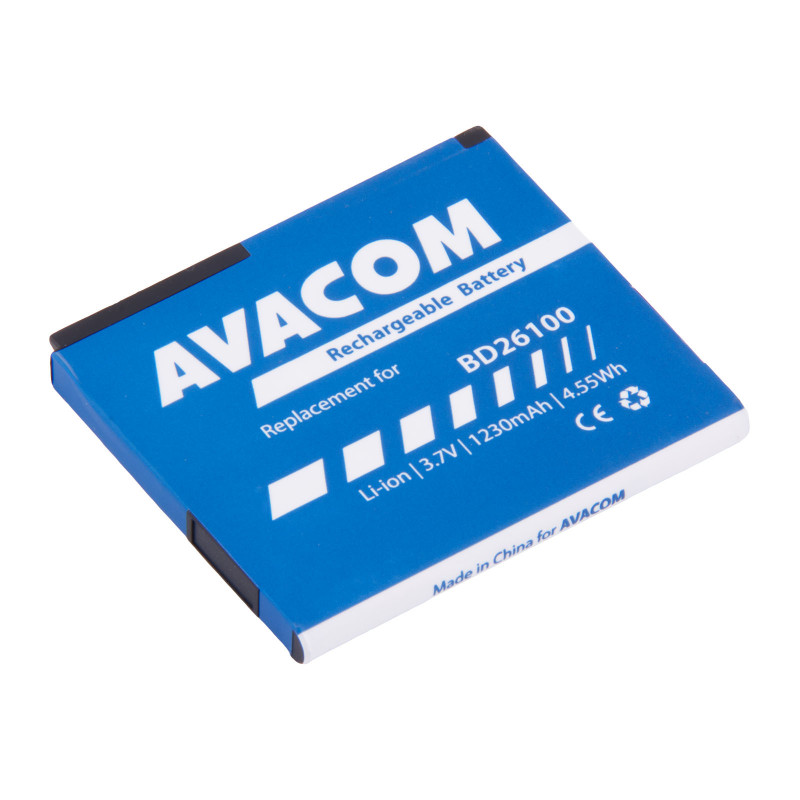 Batéria AVACOM PDHT-ACE-S1230 na mobil HTC Desire HD, HTC Ace Li-Ion 3,6V 1230mAh