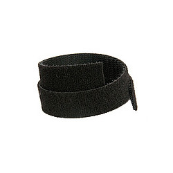 Obojstranný suchý zips Solarix, šírka 10mm, 25m, čierny