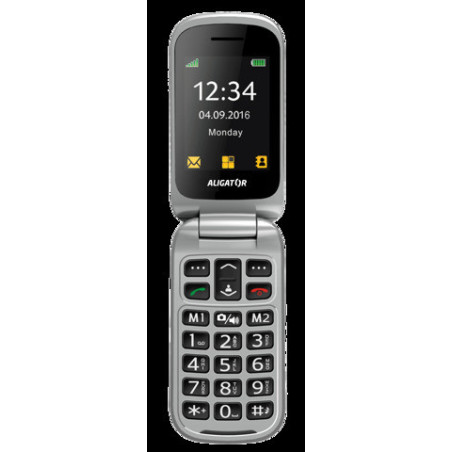 ALIGATOR V650 Senior čierno-strieborný+st.nab
