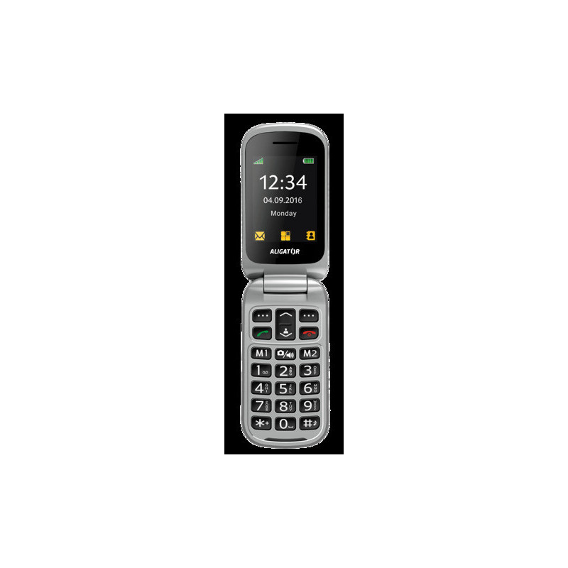 ALIGATOR V650 Senior čierno-strieborný+st.nab