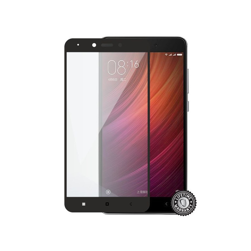 Screenshield ™ XIAOMI Redmi Note 4 Tempered Glass protection (full COVER black)