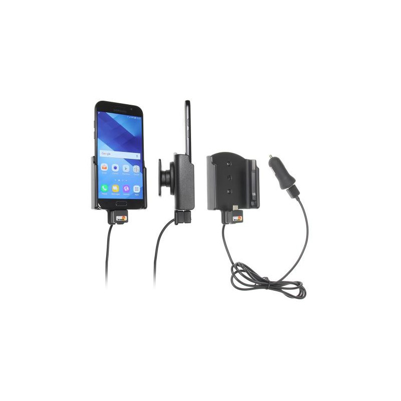 Brodit držiak do auta na Samsung Galaxy A5 (2017) bez púzdra, s nabíjaním z cig. zapaľovače/USB