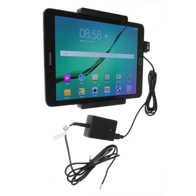 Brodit držiak do auta na Samsung Galaxy Tab S2 9.7 bez púzdra, so skrytým nabíjaním