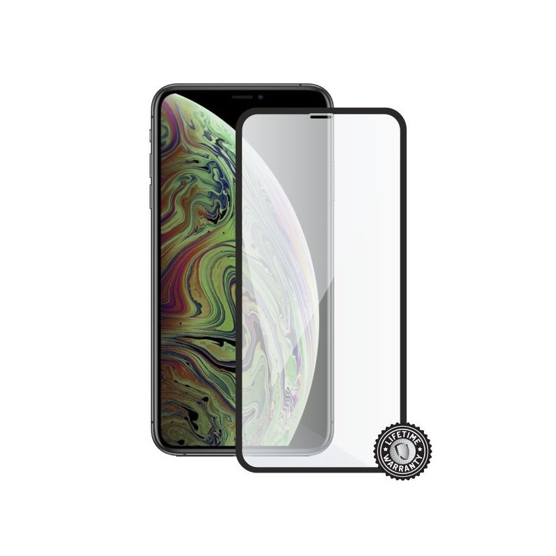 Screenshield APPLE iPhone Xs Max Tempered Glass protection (full COVER black)