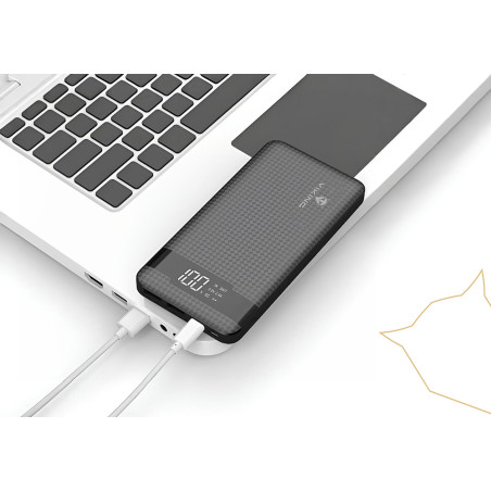 VIKING POWER BANK PN-961PD QC3.0 10000mAh, QUICK CHARGE 3.0, Čierna