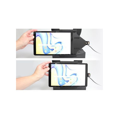 Brodit držiak do auta na Samsung Galaxy Tab A 10.5 SM-T590/SM-T595d bez púzdra, so skrytým nabíjaním