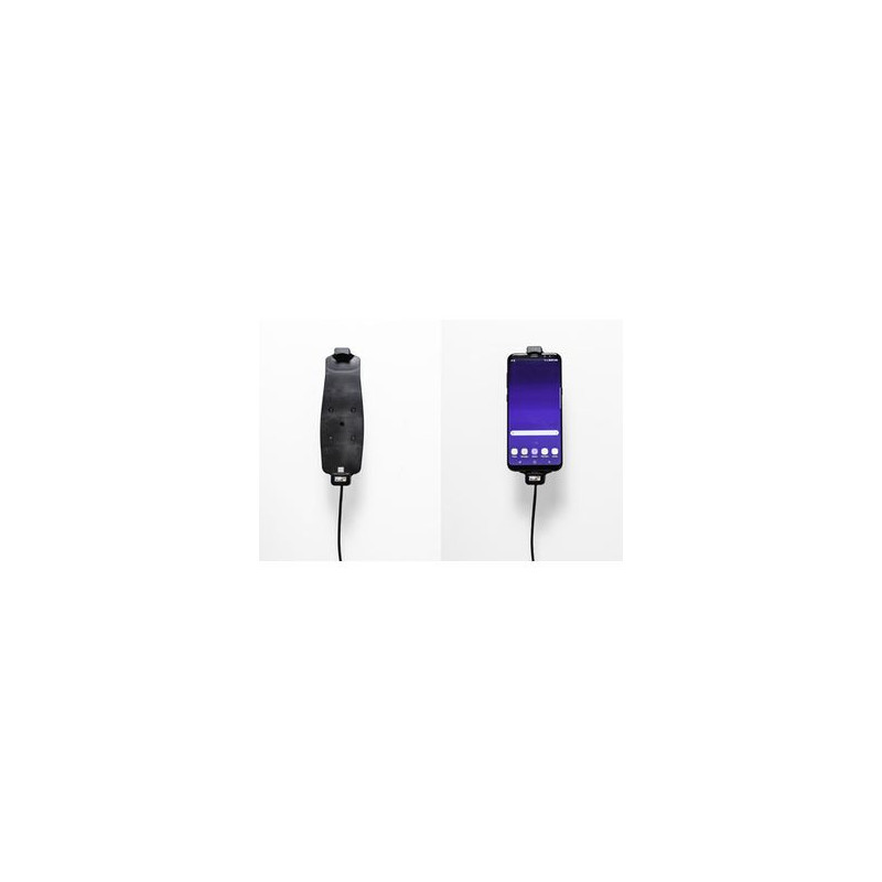 Brodit držiak do auta na Samsung Galaxy S10+/S9+/S8+ a iné, s pružinou, s nab. z cig.zapaľovača/USB