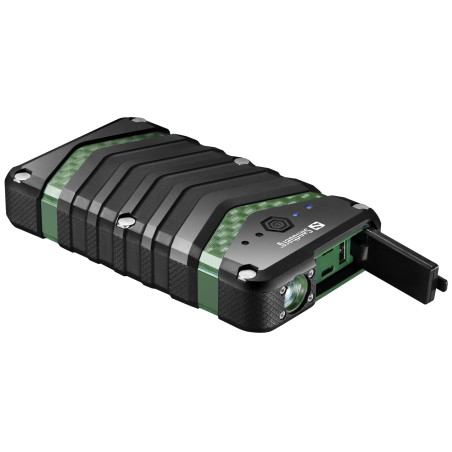 Sandberg prenosný zdroj USB 20100 mAh, Survivor Outdoor, pre chytré telefóny, čiernozelený
