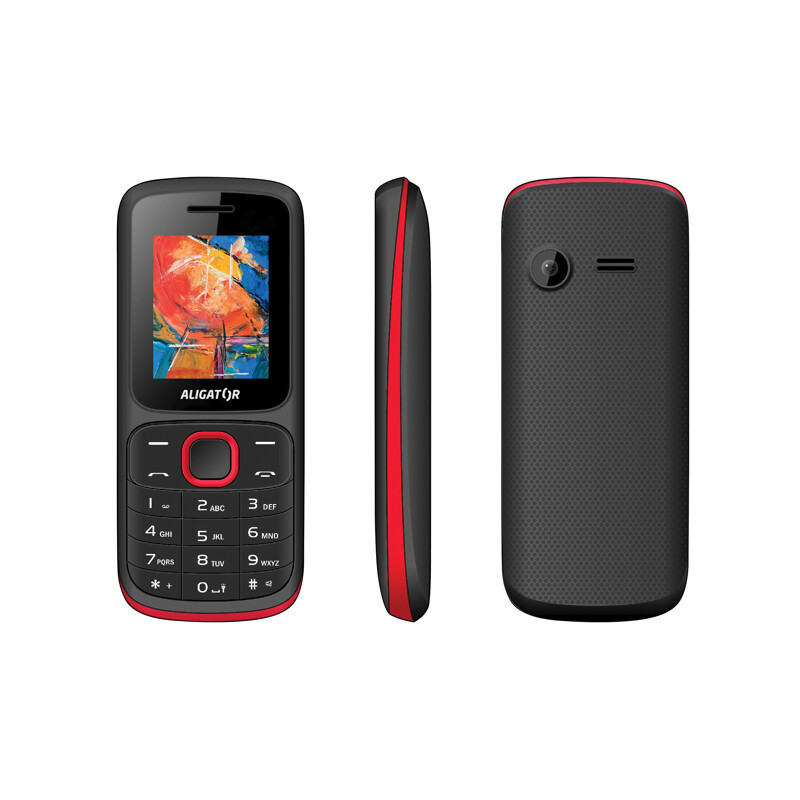 ALIGATOR D210 Dual sim čierno-červený