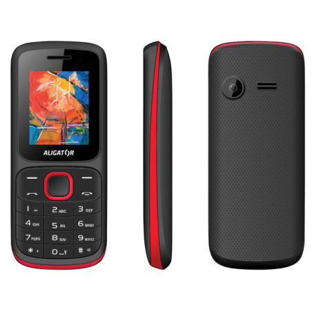 ALIGATOR D210 Dual sim čierno-červený
