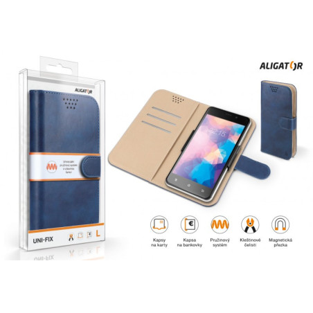ALIGATOR Puzdro UNI-FIX, vel.XL(160*82) modrá