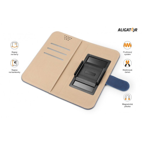 ALIGATOR Puzdro UNI-FIX, vel.XL(160*82) modrá