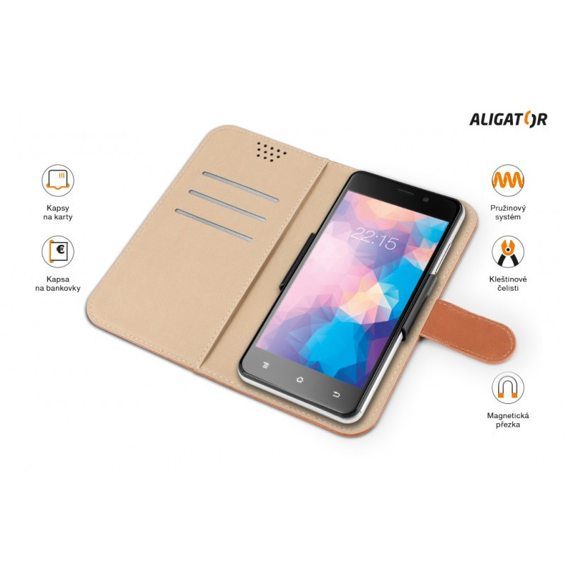 ALIGATOR Puzdro UNI-FIX, vel.XL(160*82) hnedá