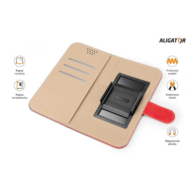 ALIGATOR Puzdro UNI-FIX, vel.XXL(170*83) červená
