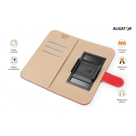 ALIGATOR Puzdro UNI-FIX, vel.XXL(170*83) červená