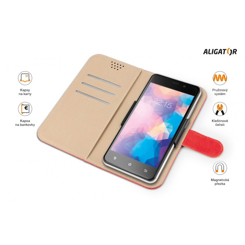 ALIGATOR Puzdro UNI-FIX, vel.XXL(170*83) červená