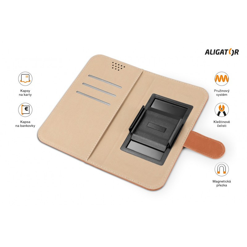ALIGATOR Puzdro UNI-FIX, vel.XXL(170*83) hnedá