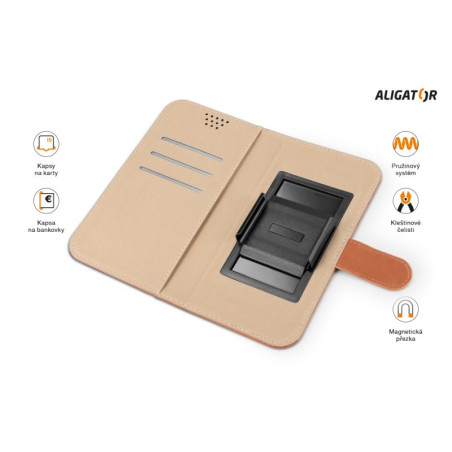 ALIGATOR Puzdro UNI-FIX, vel.XXL(170*83) hnedá