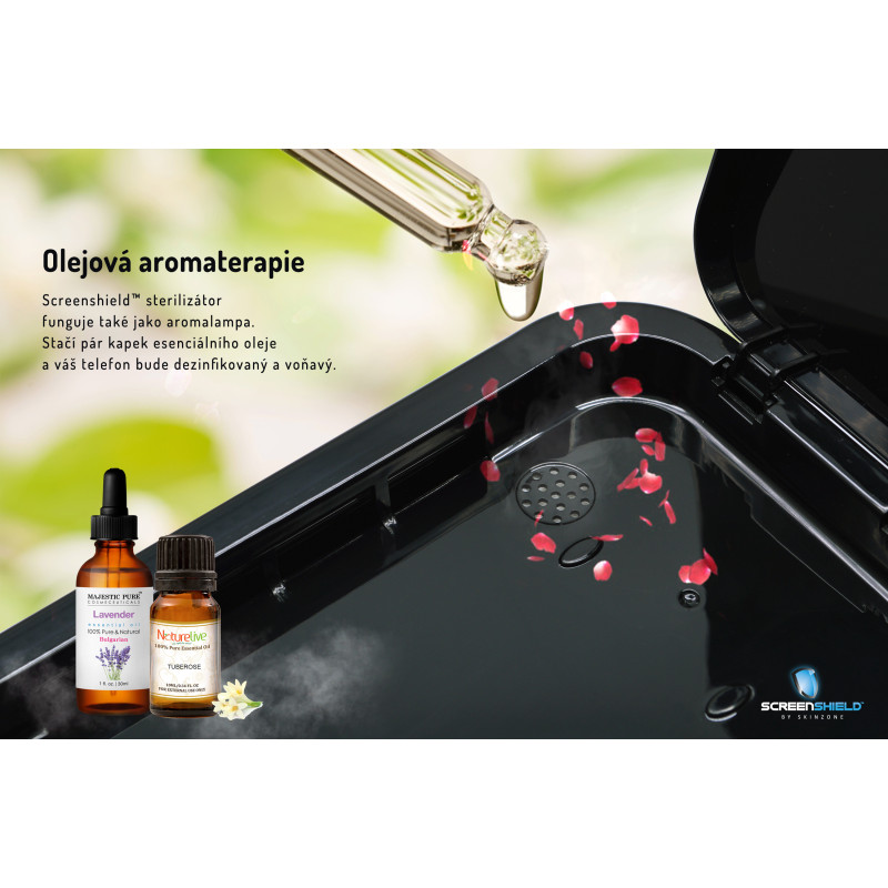 Screenshield™ UV sterilizátor pre mobilné telefóny a drobné predmety (biela)